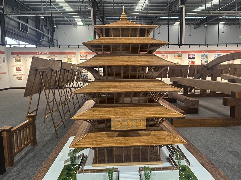 Engineered Bamboo Beams factory