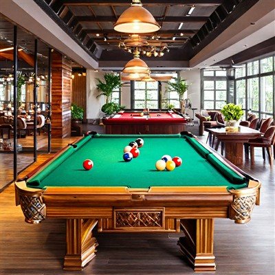 Strand Woven Bamboo Pool Table